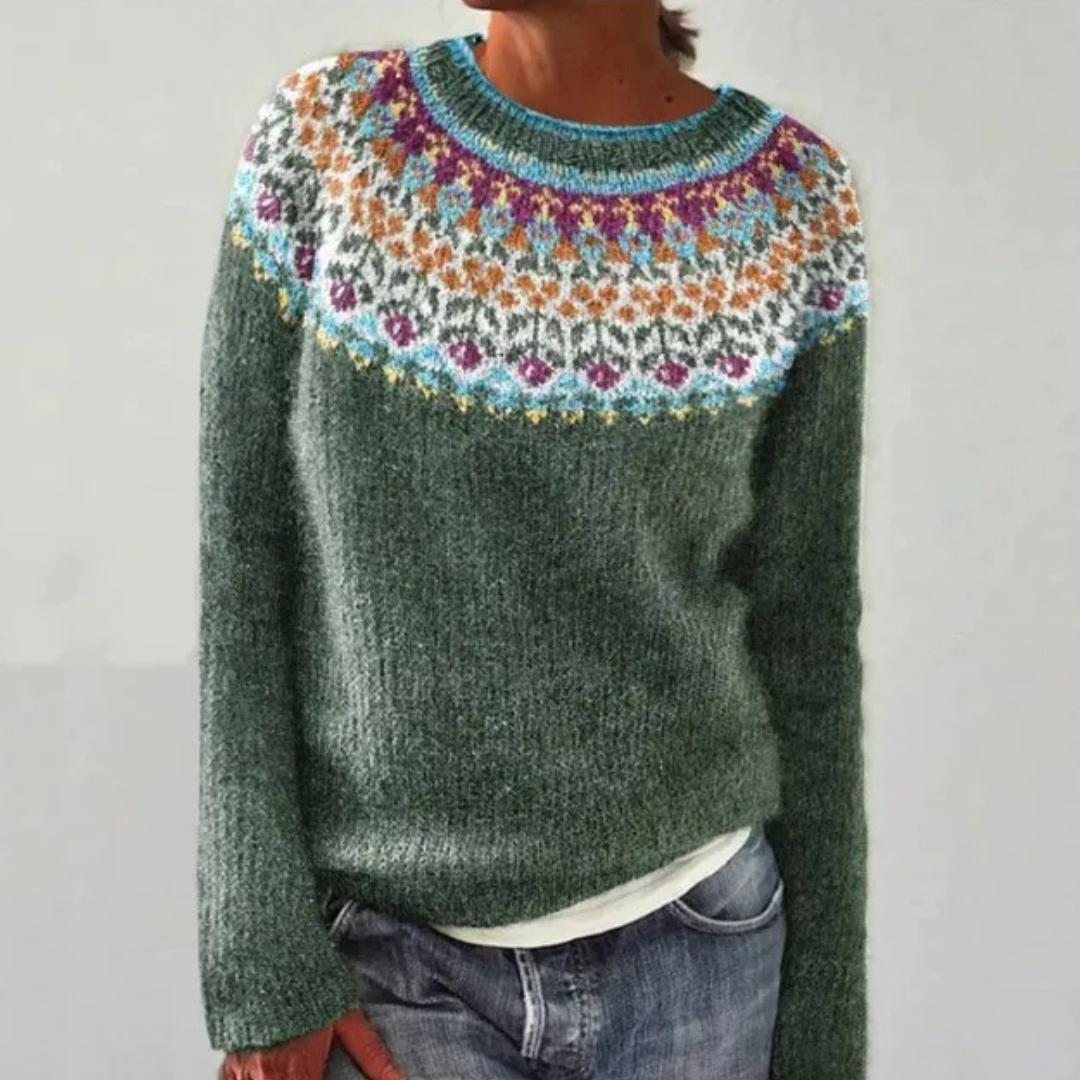 AMELIE RETRO KNITTED JUMPER