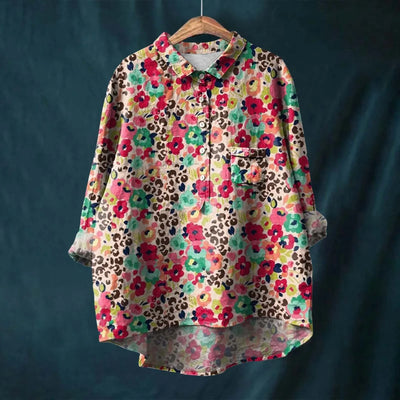 Liesa Elegant Women's Floral Shirt