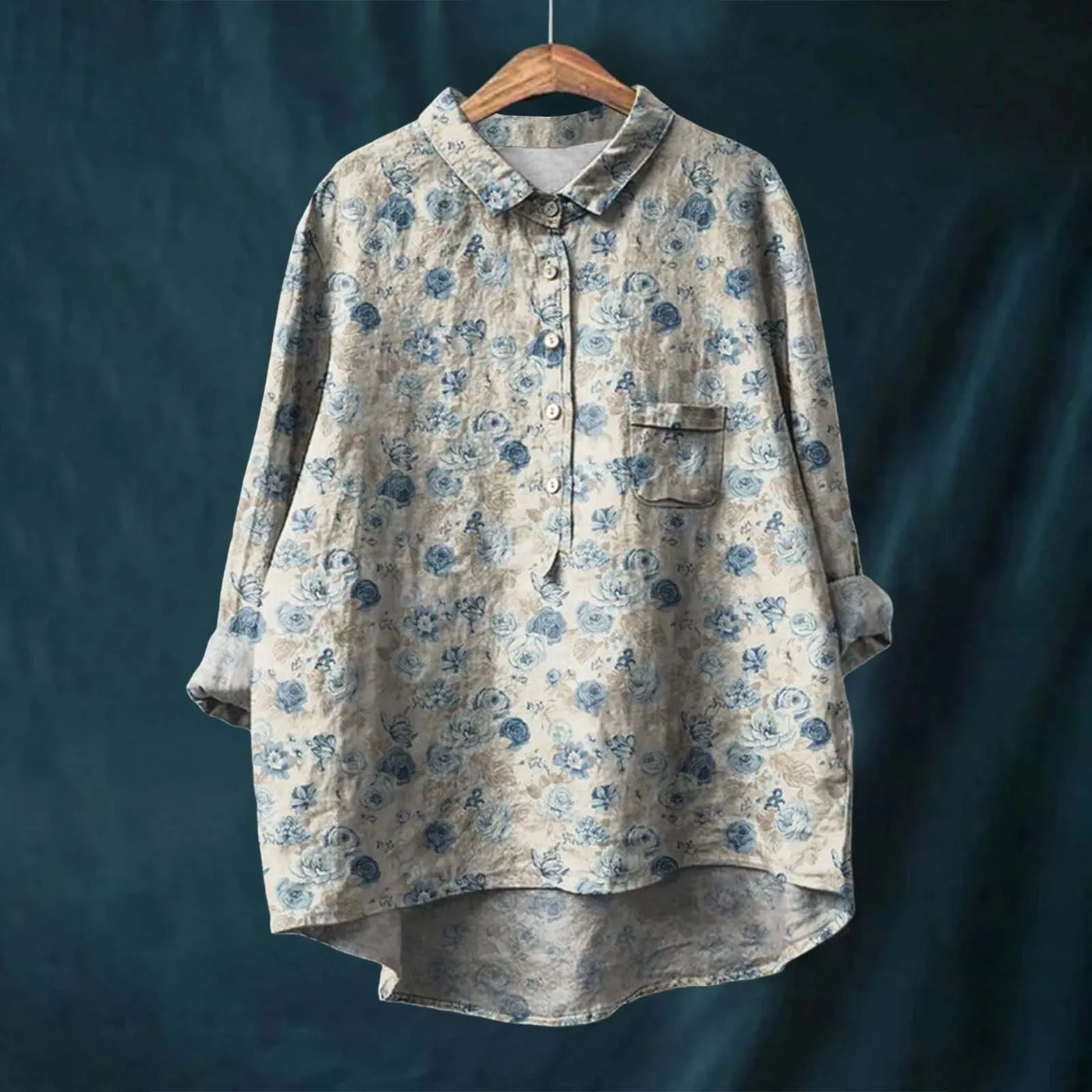 Liesa Elegant Women's Floral Shirt