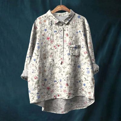 Liesa Elegant Women's Floral Shirt
