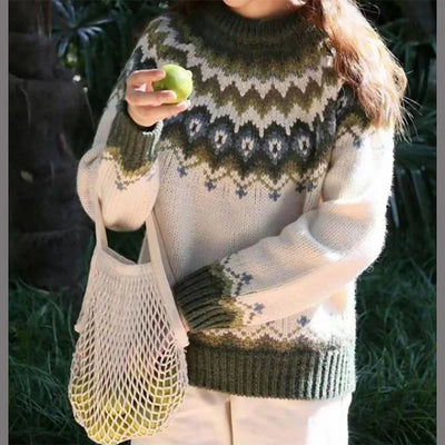Ella™ | Patterned Knit Sweater