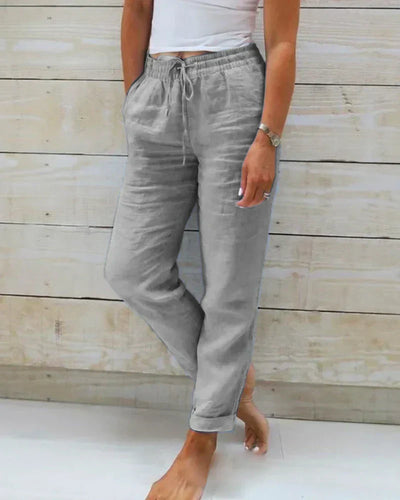 Sophie Linen Blend Stretch Pants
