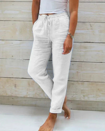 Sophie Linen Blend Stretch Pants