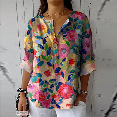 Harley Elegant Floral Blouse