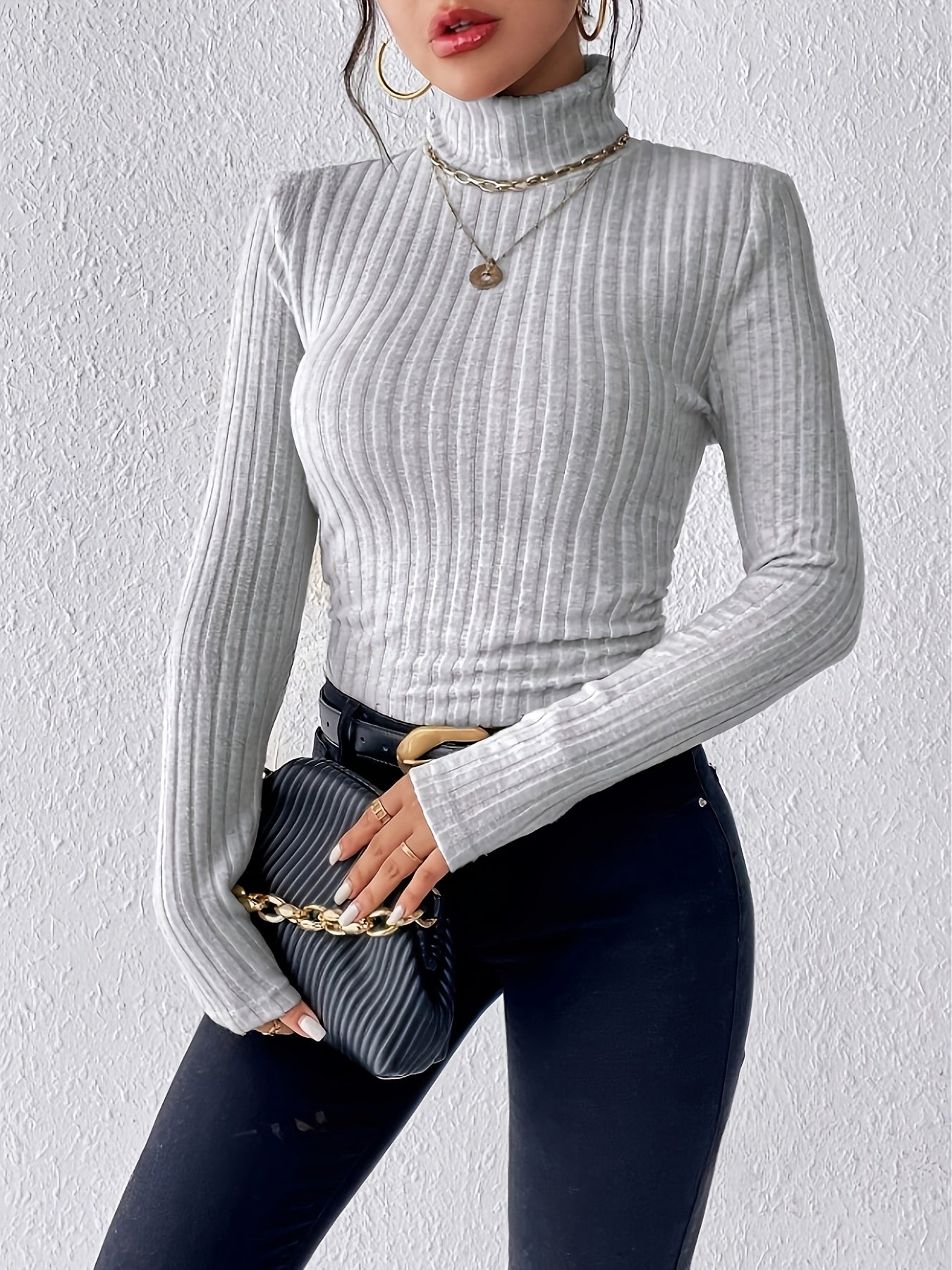 Elevé High-Neck Knit