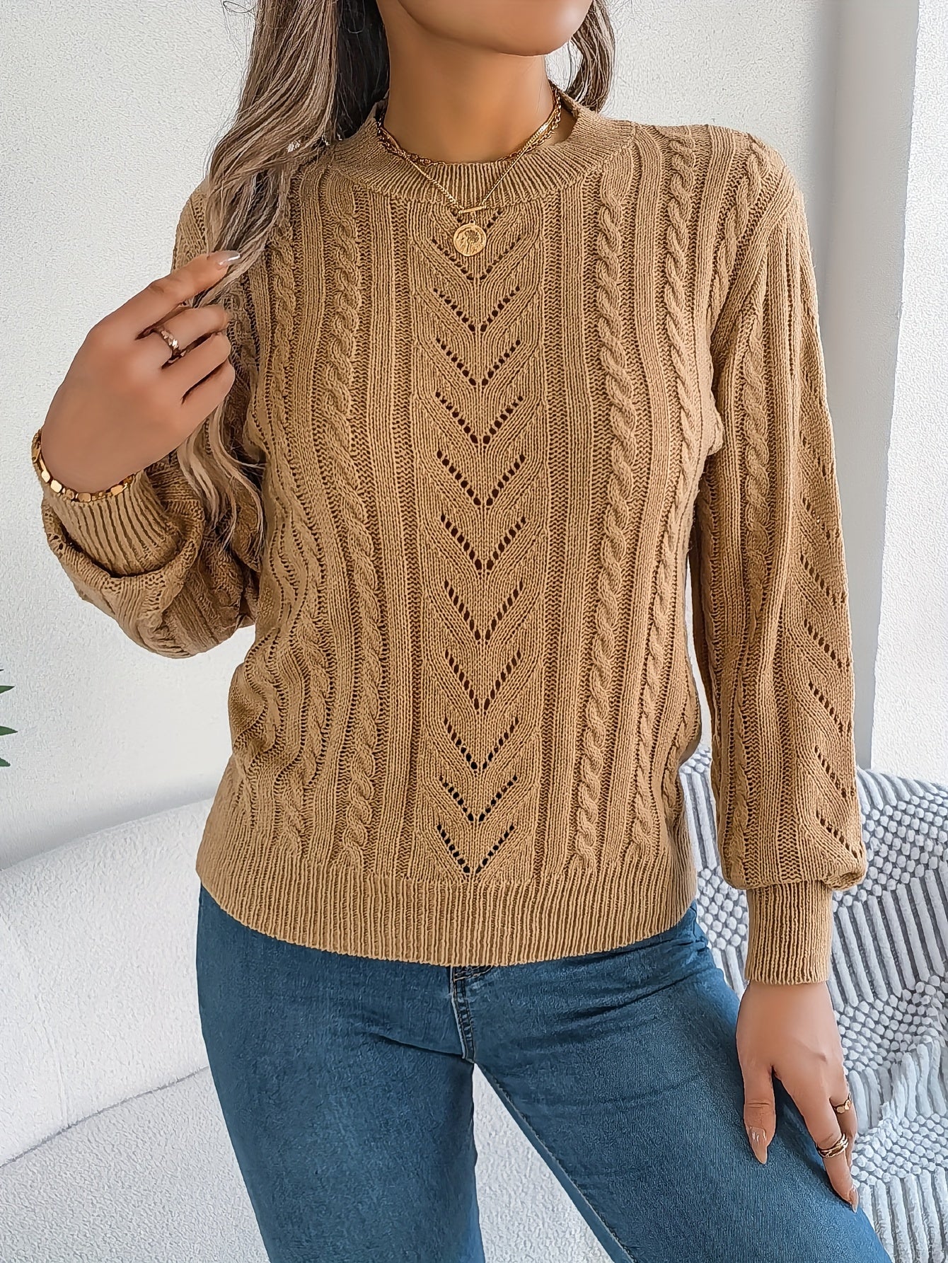 Sienna | No-Itch Cable Sweater