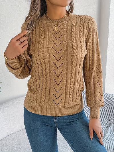 Sienna | No-Itch Cable Sweater