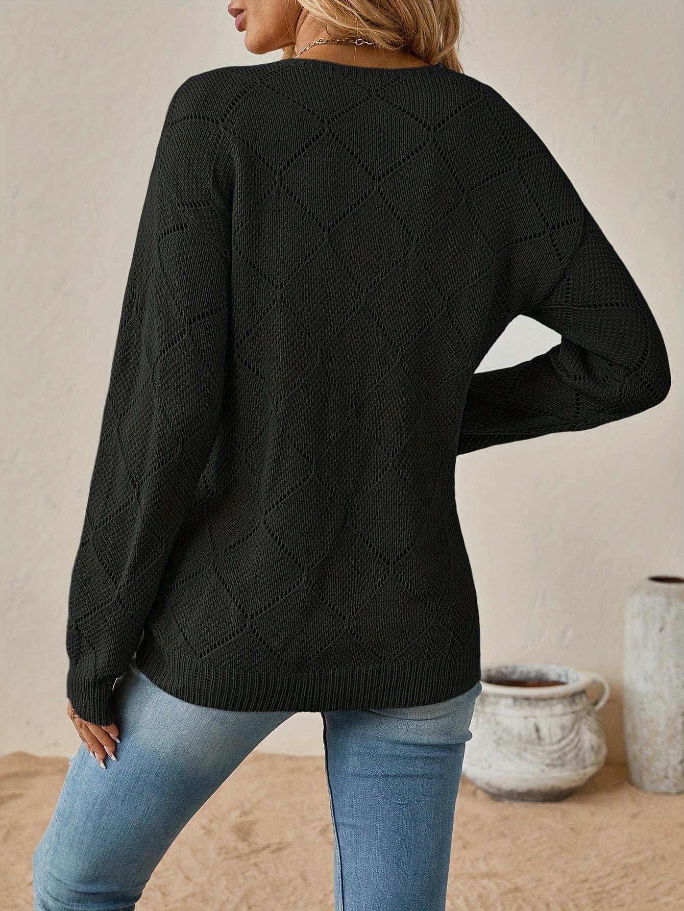Velura V-Neck Pullover