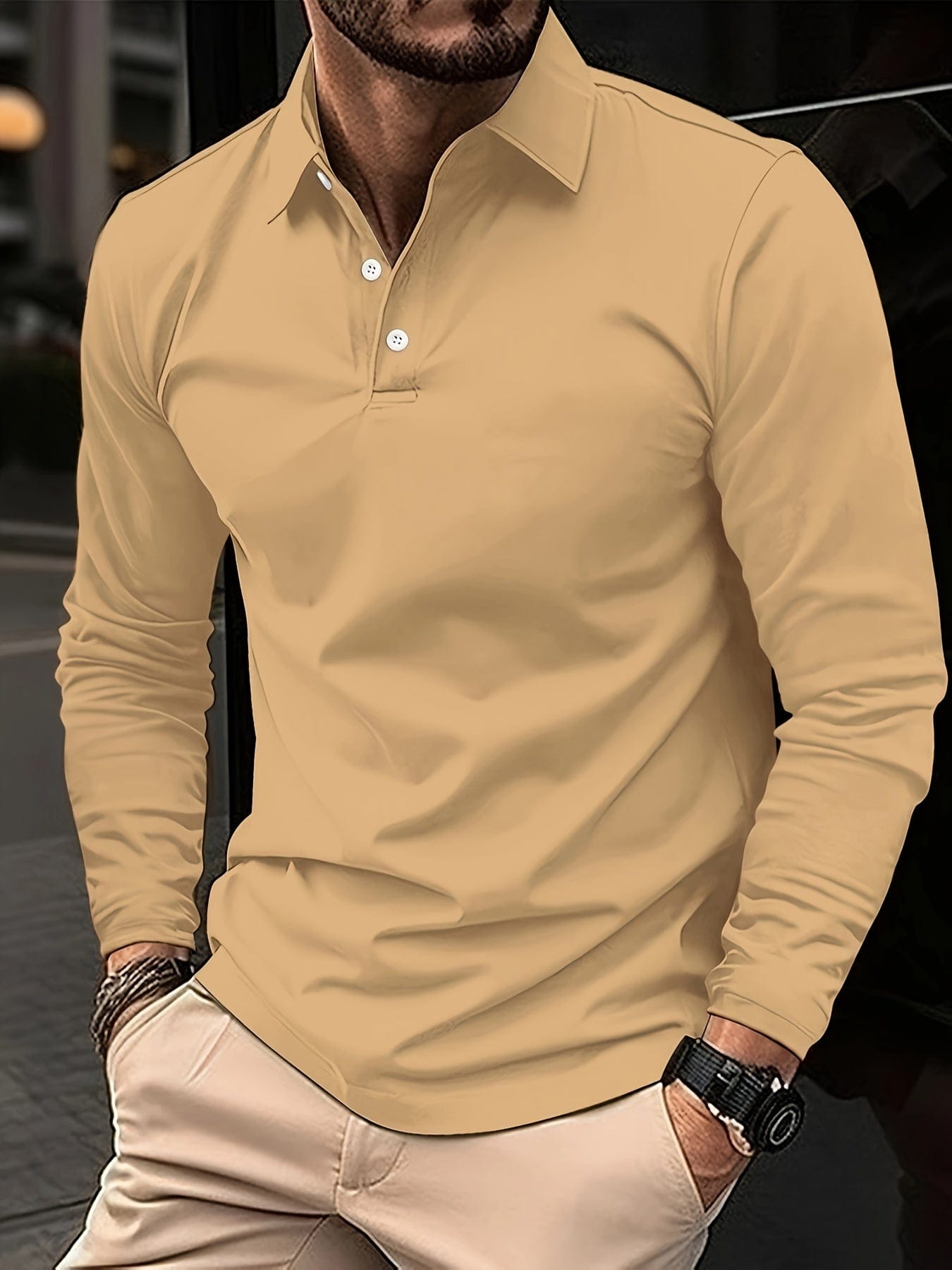 Classic™ Théo – Long-Sleeve Polo Shirt
