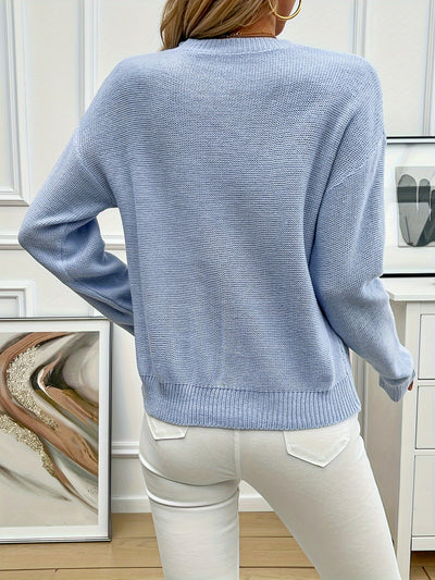 lodie | Cable Knit Crewneck