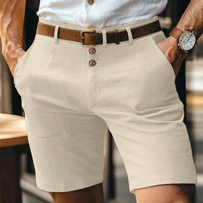 Classic™ Taro – Linen Blend Summer Shorts