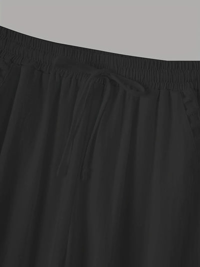 Tracey Contrast Trim Cropped Pants