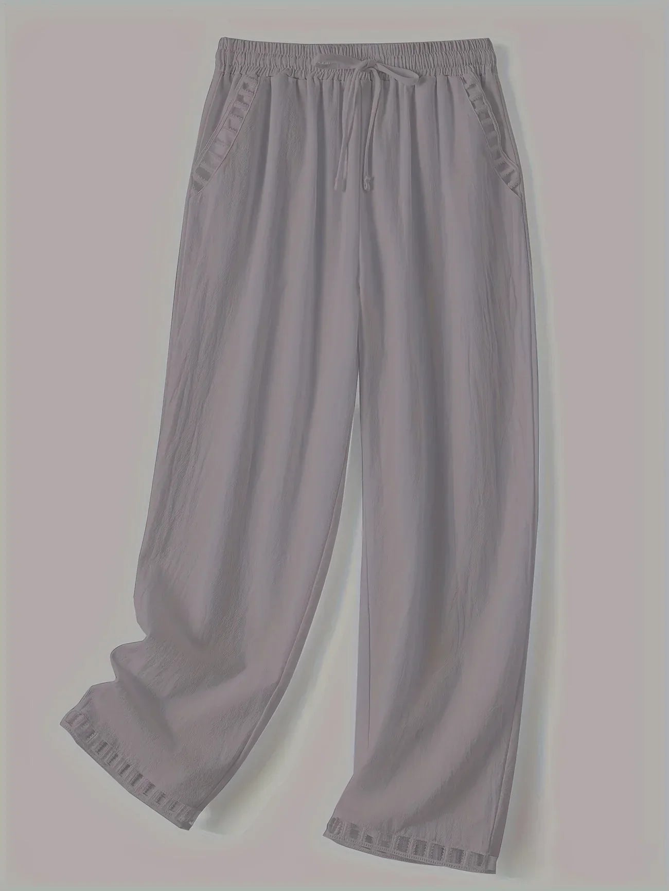 Tracey Contrast Trim Cropped Pants