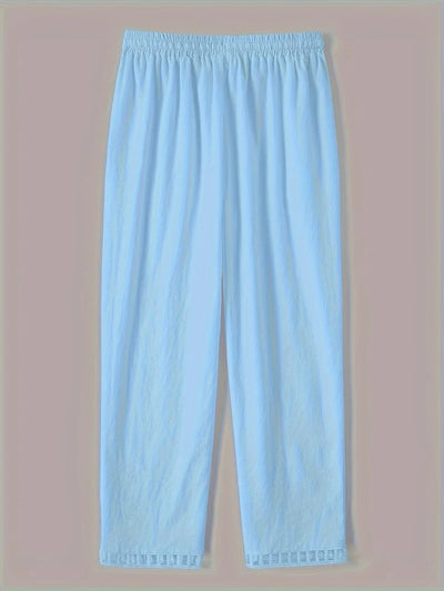 Tracey Contrast Trim Cropped Pants