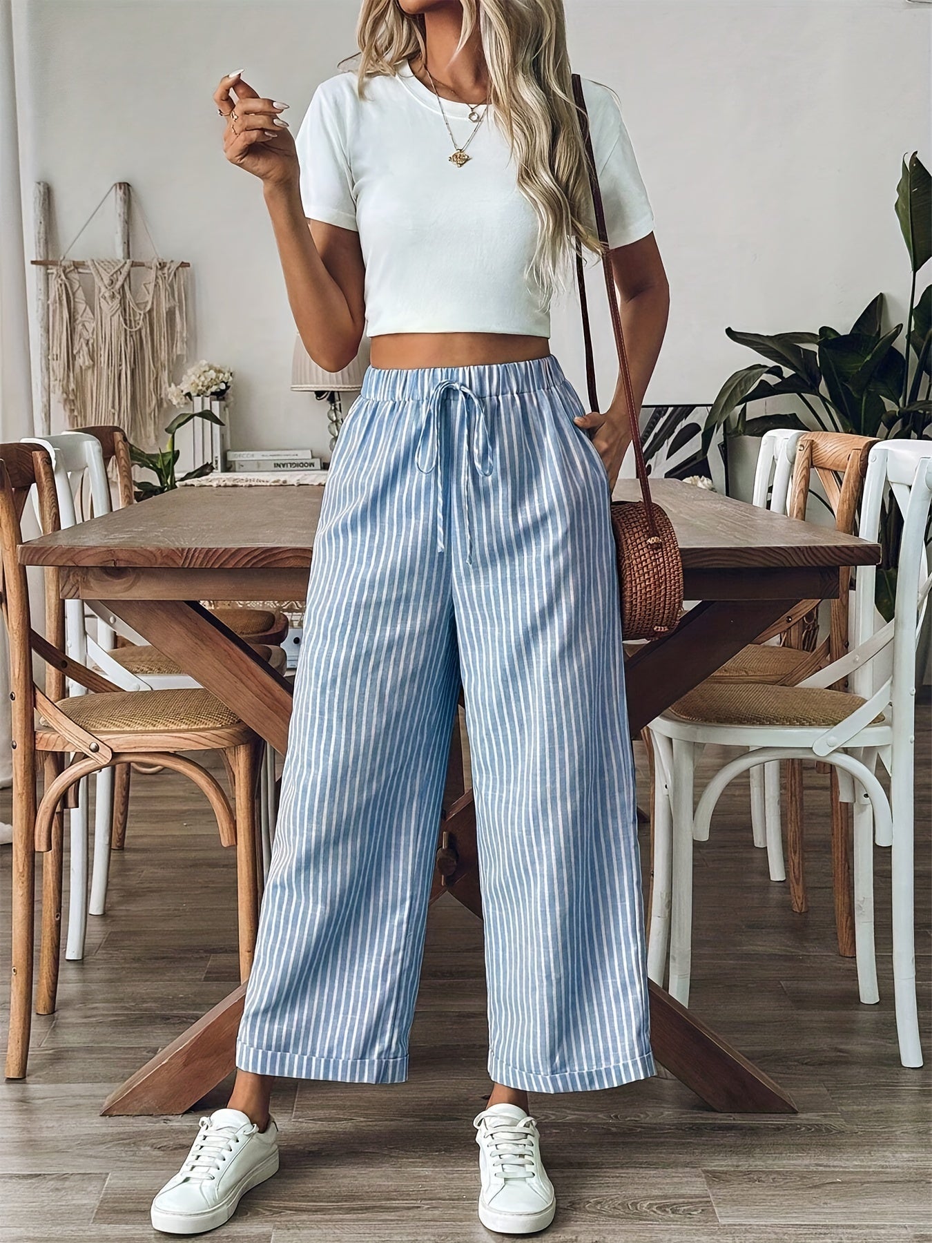 Leona Striped Pants