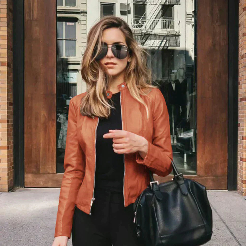 Sophia Italian Leather Jacket