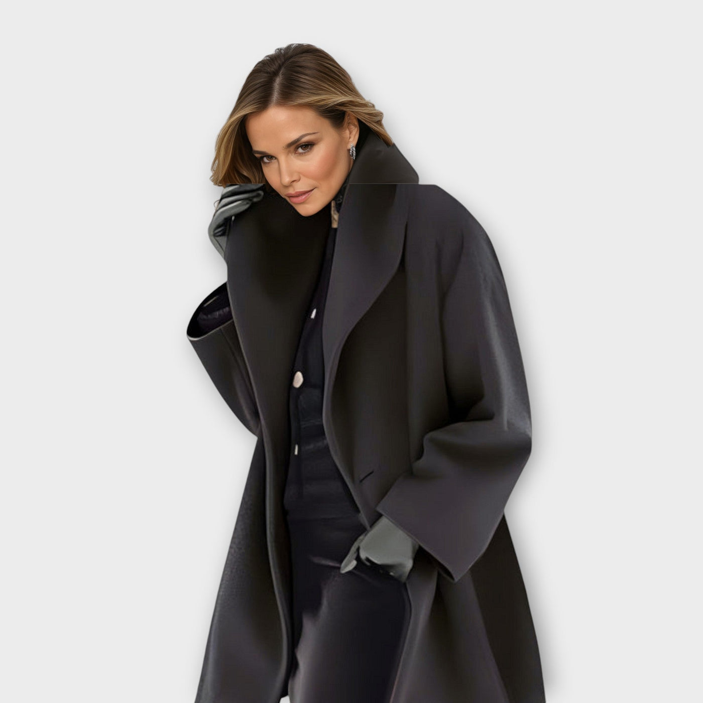 Emma Premium Windproof Wool Coat