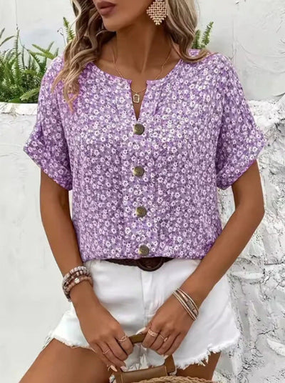 Yelina | Breezy Floral Summer Blouse