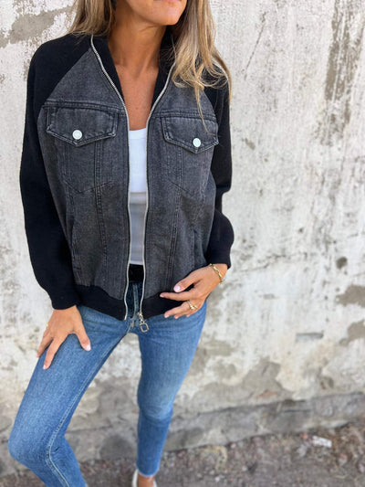 Modern Jacket with Denim