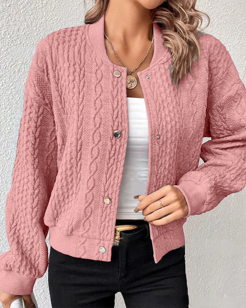Lucille™  | Elegant Textured Cardigan