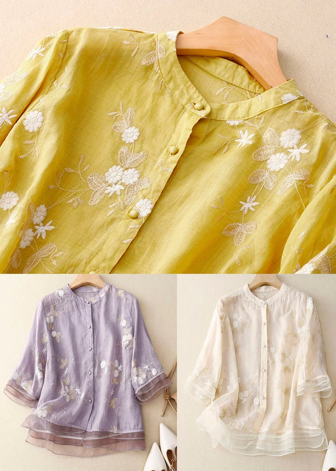Madison Elegant Embroidered Blouse