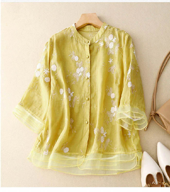 Madison Elegant Embroidered Blouse