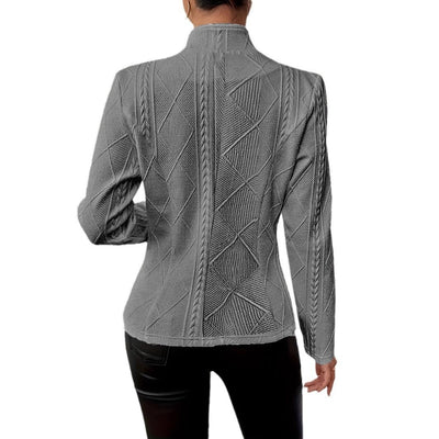Nerina | Textured Button-Up Blazer