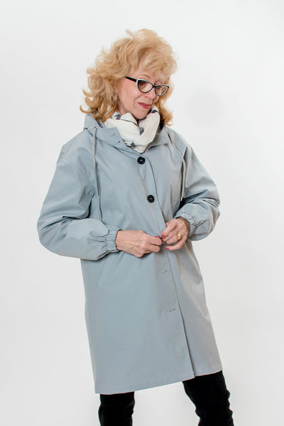 Leanne Water-Resistant Oversized Hooded Jacket