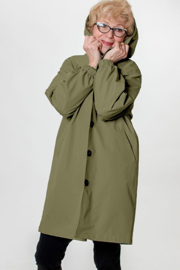 Leanne Water-Resistant Oversized Hooded Jacket