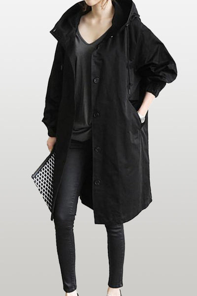 Leanne Water-Resistant Oversized Hooded Jacket