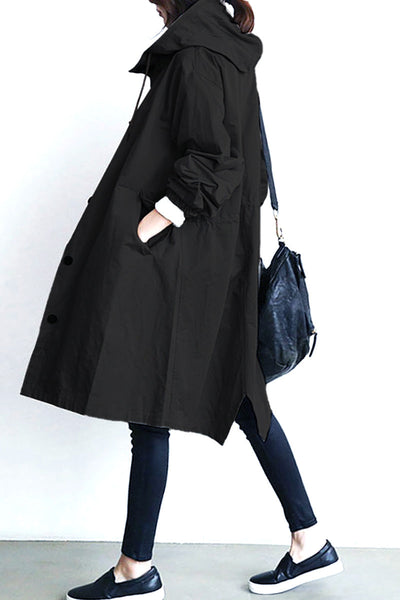 Leanne Water-Resistant Oversized Hooded Jacket