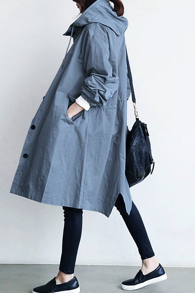 Leanne Water-Resistant Oversized Hooded Jacket
