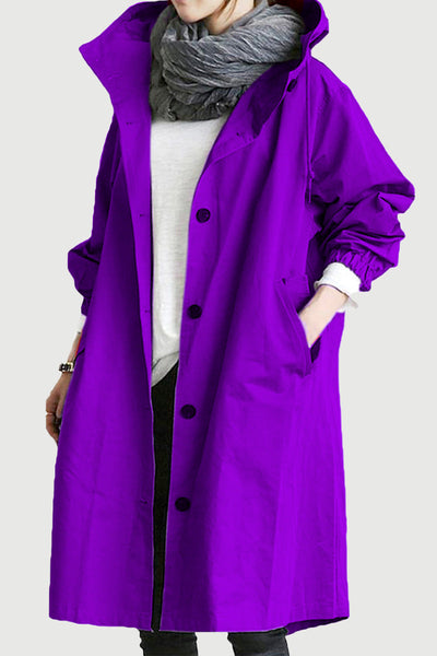 Leanne Water-Resistant Oversized Hooded Jacket