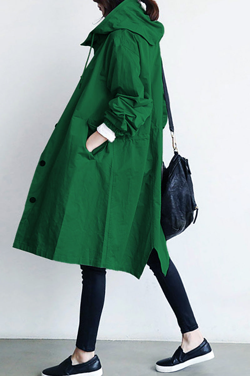 Leanne Water-Resistant Oversized Hooded Jacket