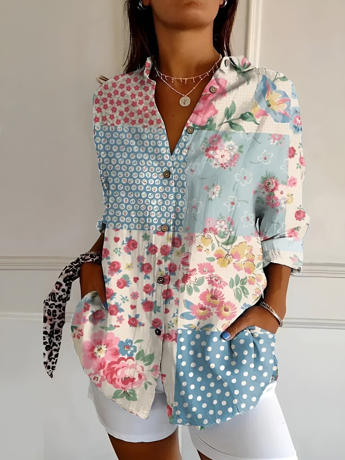 MAYA™ | FLORAL ELEGANCE BLOUSE