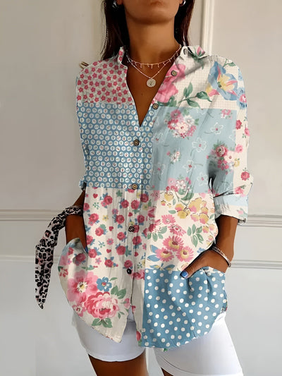 MAYA™ | FLORAL ELEGANCE BLOUSE