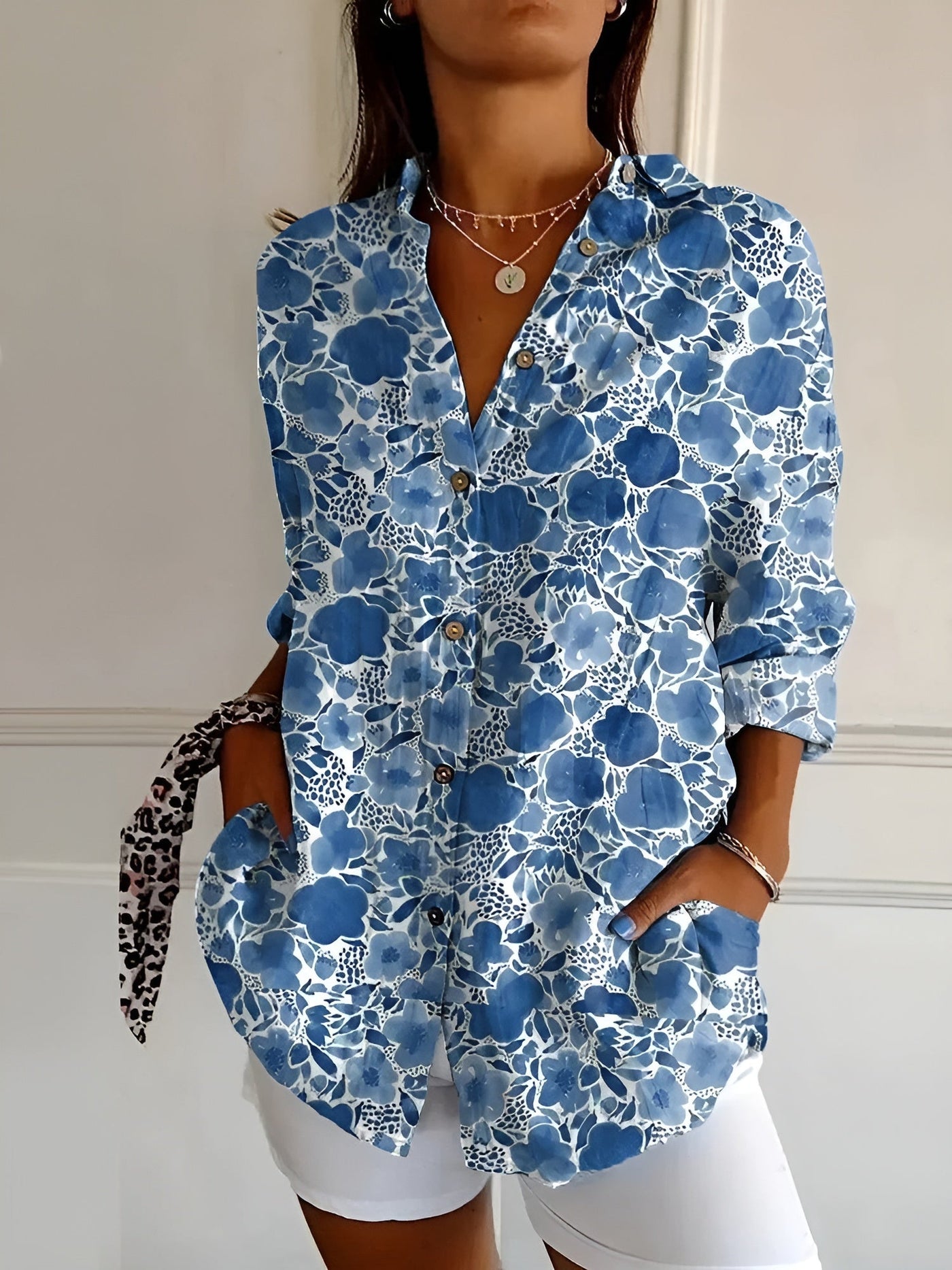 MAYA™ | FLORAL ELEGANCE BLOUSE