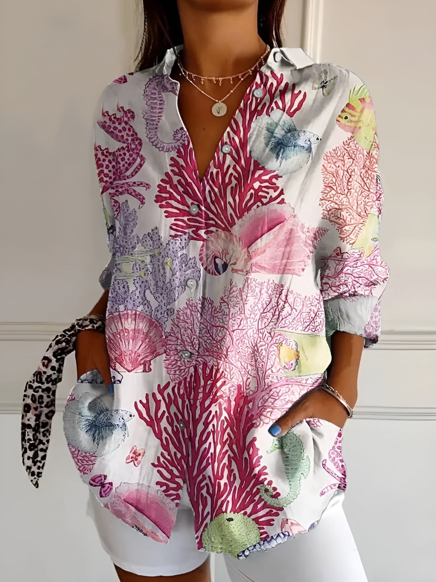 MAYA™ | FLORAL ELEGANCE BLOUSE